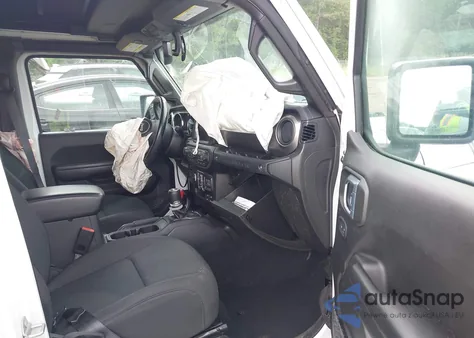 2021 Jeep Wrangler Unlimited Willys 4X4 из США, поврежденный, VIN 1C4HJXDGXMW855789